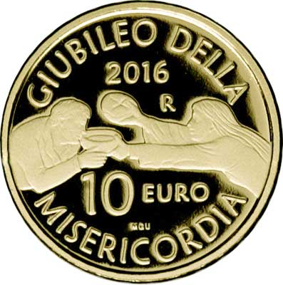 San Marino 2016 Extraordinary Jubilee of Mercy Gold 10 Euro
