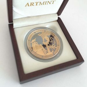 2016 Greek Myths "Oedipus and Sphinx" coin in Box