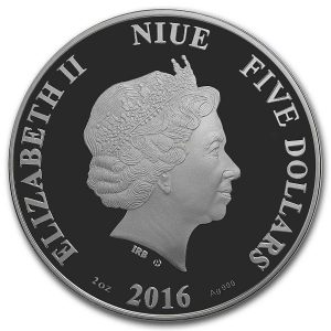 2016 Greek Myths "Oedipus and Sphinx" coin Obverse