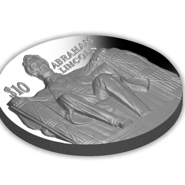 The Ultra High Relief of the British Virgin Islands Silver $10 Commemorating 150 Years Since The 1866 Civil Rights Act