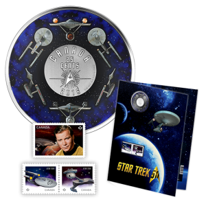 Canada 2016 Star Trek 50th Anniversary Coin and Stamp Set