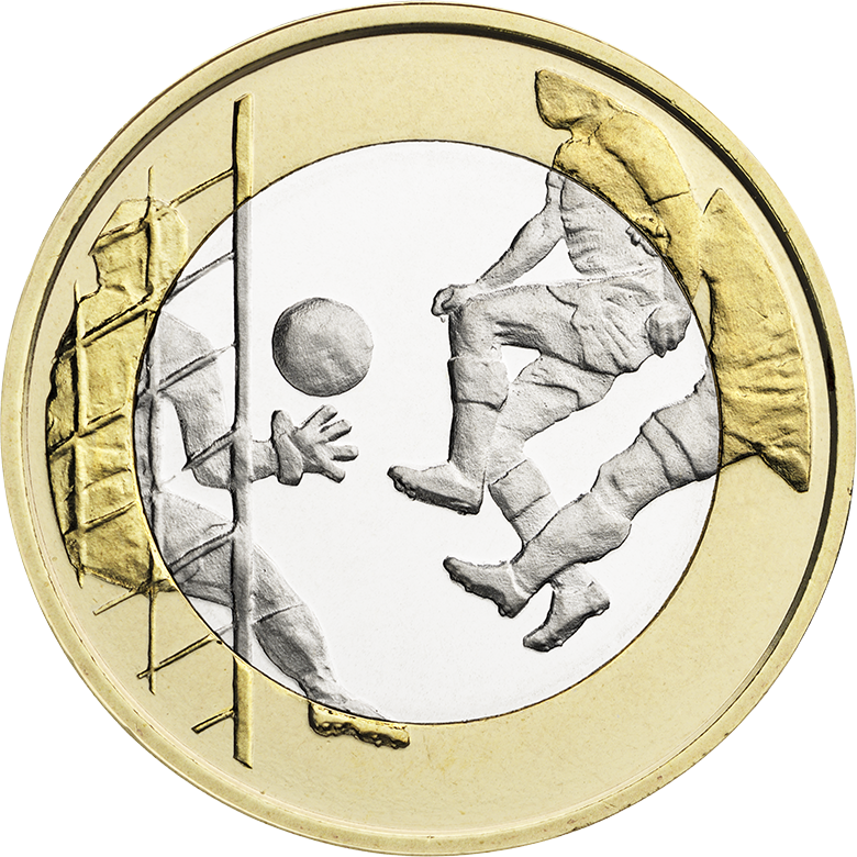 Finland 2016 Football Commemorative €5 coin