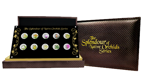 Singapore 2016 Silver $1 Splendour of Native Orchids Coin Set in Box