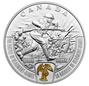 Canada 2016 Battle of Beaumont-Hamel Coin Reverse from WWI Batllefronts Series