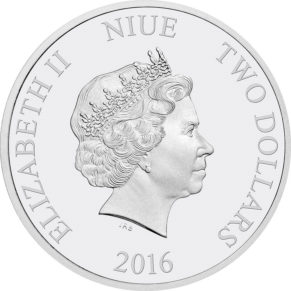 2016 Frozen - Silver Coin Obverse