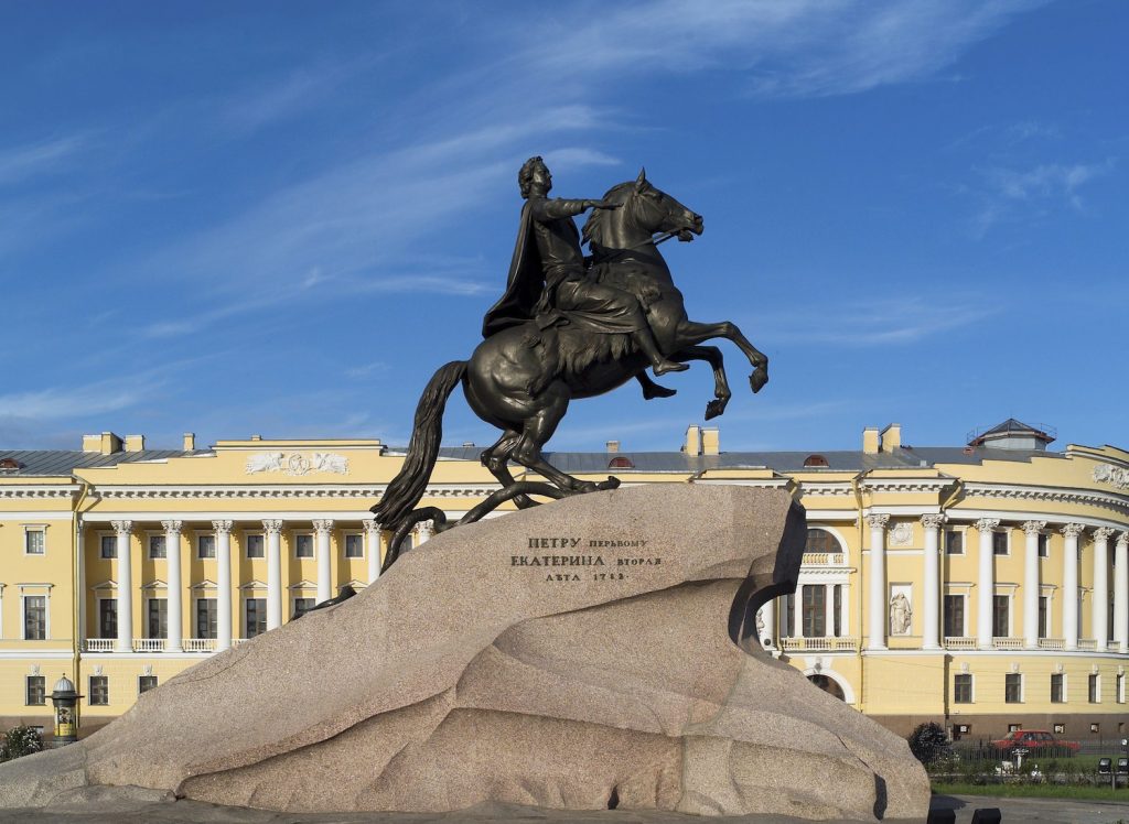 The Bronze Horseman of Peter The Great in Saint Petersburg, Russia