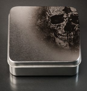 Palau 2016 Silver Skull No1 $5 Coin Box