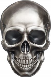 Palau 2016 Silver 1oz Skull No1 $5 Coin Reverse