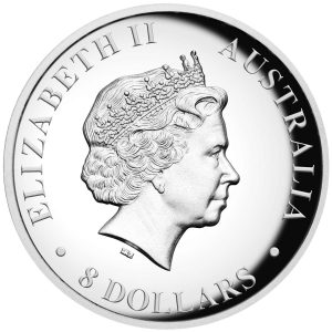 Australia 2016 5oz Silver Wedge-tailed Eagle Coin Obverse