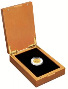 Australia 2016 1oz Silver and Gold Bi-Metallic Wedge-tailed Eagle Coin in Box