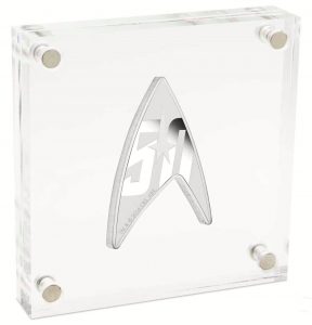 Tuvalu 2016 1oz Silver Delta Shaped Coin in Box