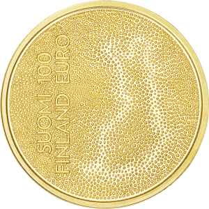 2017 Independent Finland 100 Years Gold €100 Coin Reverse