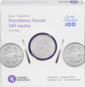 2017 Independent Finland 100 Years Silver €10 Coin