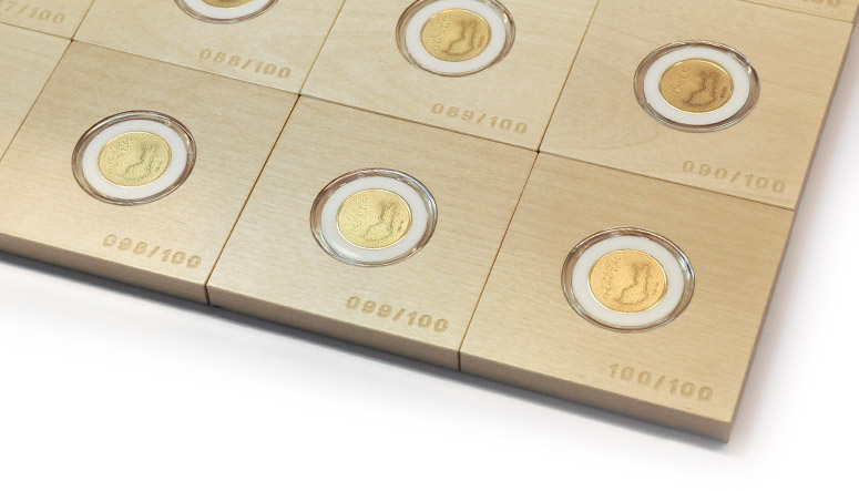 2017 Independent Finland 100 Years Numbered Gold Coins 