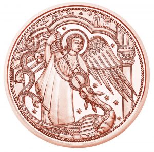 Austria 2017 Archangel Michael - The Protecting Angel Copper Coin Reverse
