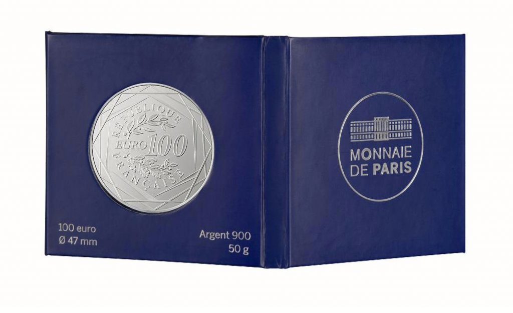 France 2017 Auguste Rodin Silver €100 Box