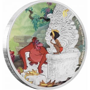 Jungle Book 50th Anniversary King Louie Coin Reverse