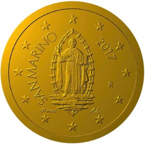 New 2017 San Marino 50 cent National Design