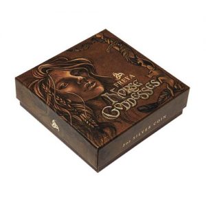 2017 Norse Goddesses 2oz Silver Freya Coin Cover