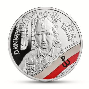 Poland 2017 Silver Enduring Soldiers - Danuta Siedzikówna Coin Reverse