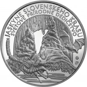 Slovakia 2017 Caves of the Slovak Karst Silver 10 Euro Coin Reverse