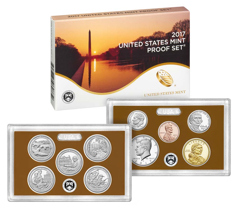 USA 2017 Proof Coin Set Box