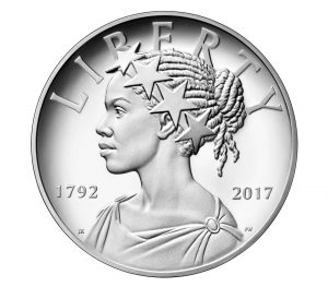 USA 2017 225th Anniversary American Liberty Silver Medal Obverse