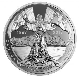 Canada 2017 150 Confederation Medal 10oz silver coin