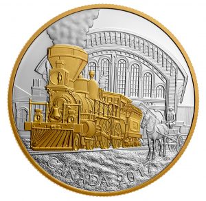 Canada 2017 Locomotives Across Canada 4-4-0 Coin Reverse