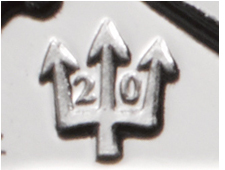 Special Britannia Trident 20th Anniversary Mint Mark
