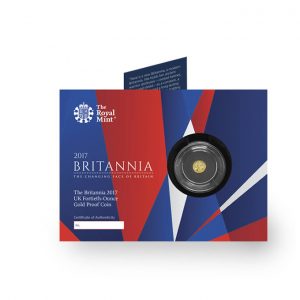 UK 2017 Proof Britannia 40th ounce Gold Coin