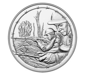 USA WWI Centennial Army Silver Medal Obverse