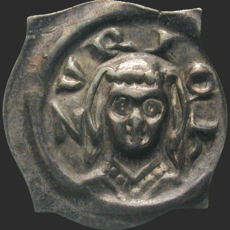 Holy Roman Empire, Fraumünster Abbey of Zurich, Elizabeth of Wetzikon, Pfennig 1285 obverse